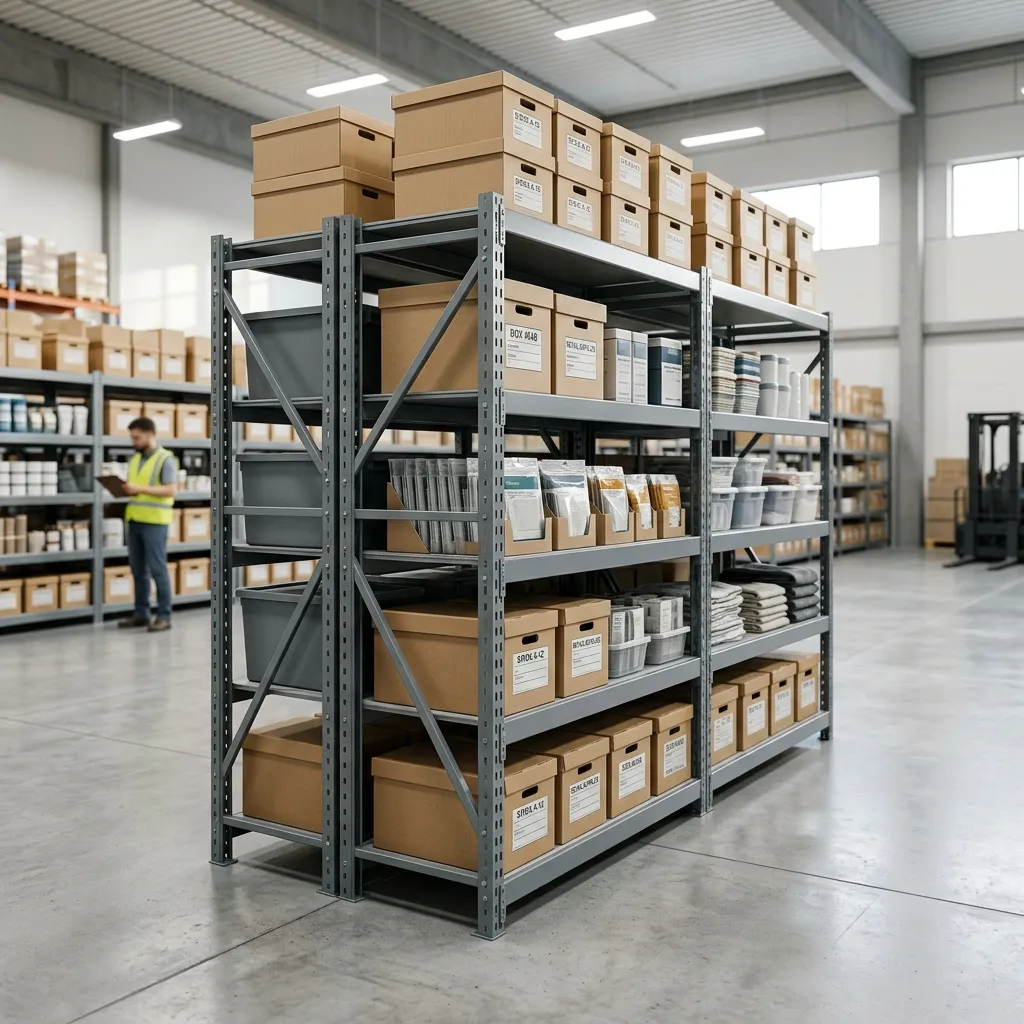 Выбор стеллажей для склада магазина