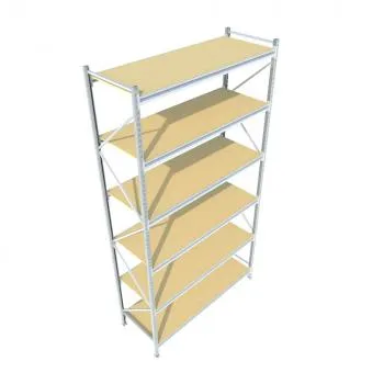 Среднегрузовой стеллаж GR 18606-25-500 ДСП