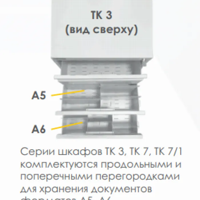 Шкаф картотечный ТК 7/1 (А6)