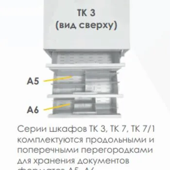 Шкаф картотечный ТК 7 (А5)